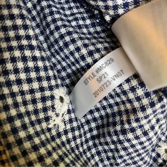 Madewell Black and White Gingham Blouse - Picture 11 of 13